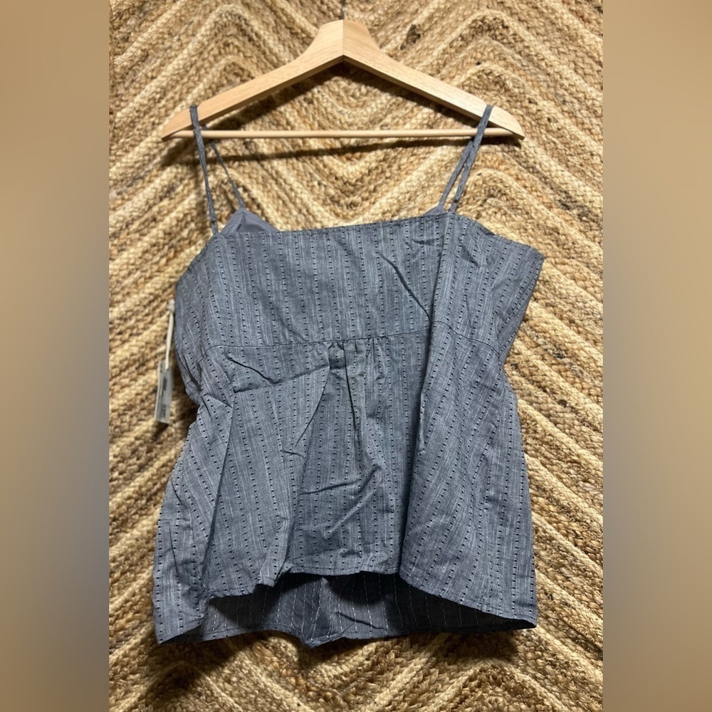 A.N.A Women's Faux Denim Tank Top with Front Bow,Size XL,NWT - Picture 4 of 9